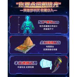 BLOKS 71242 non  PHIÊN BẢN CỔ ĐIỂN CỦA ULTRAMAN ZERO DẠNG VÔ HẠN bộ đồ chơi xếp lắp ráp ghép mô hình Movie & Game Phim Và Trò Chơi