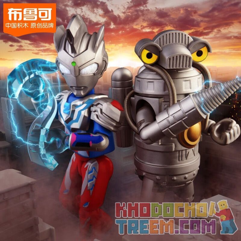 BLOKS 71253 non  PHIÊN BẢN ĐẤU TAY ĐÔI SIÊU CỔ ĐIỂN ZETA ALPHA ARMOR & SPACE SEVERGA bộ đồ chơi xếp lắp ráp ghép mô hình Movie & Game Phim Và Trò Chơi