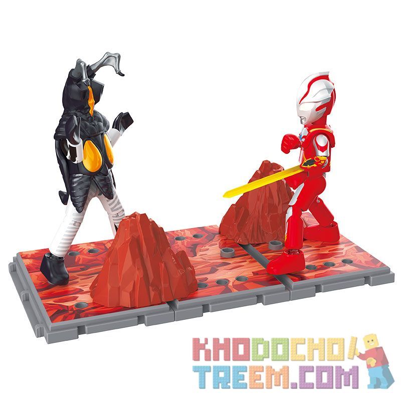 BLOKS 71252 non Lego PHIÊN BẢN THÁCH ĐẤU SIÊU CỔ ĐIỂN ULTRAMAN MEBIUS VS CHITON bộ đồ chơi xếp lắp ráp ghép mô hình Movie & Game Phim Và Trò Chơi