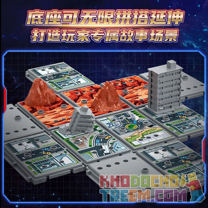 BLOKS 71252 non  PHIÊN BẢN THÁCH ĐẤU SIÊU CỔ ĐIỂN ULTRAMAN MEBIUS VS CHITON bộ đồ chơi xếp lắp ráp ghép mô hình Movie & Game Phim Và Trò Chơi