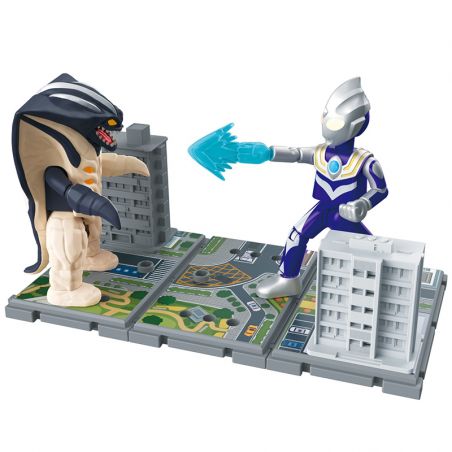 BLOKS 71246 non  PHIÊN BẢN ULTRA CLASSIC SHOWDOWN ULTRAMAN TIGA AERIAL TYPE VS GAZOT bộ đồ chơi xếp lắp ráp ghép mô hình Movie & Game Phim Và Trò Chơi