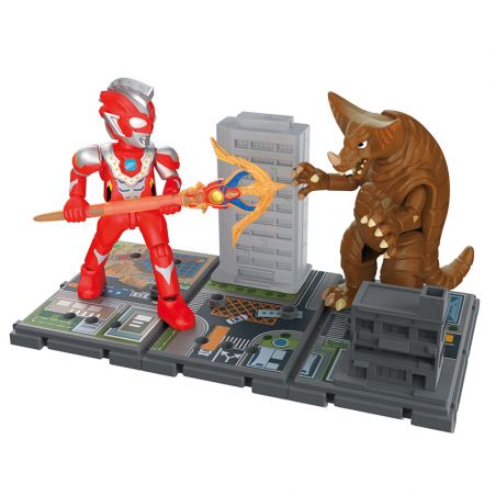 BLOKS 71245 non  PHIÊN BẢN THÁCH ĐẤU SIÊU CỔ ĐIỂN ULTRAMAN ZETA BETA IMPACT VS GOMORA bộ đồ chơi xếp lắp ráp ghép mô hình Movie & Game Phim Và Trò Chơi