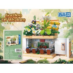 ZHEGAO 663016 non  VƯỜN THÔNG MINH bộ đồ chơi xếp lắp ráp ghép mô hình Creator GARDEN OF WISDOM Sáng Tạo 1218 khối