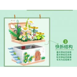 ZHEGAO 663016 non  VƯỜN THÔNG MINH bộ đồ chơi xếp lắp ráp ghép mô hình Creator GARDEN OF WISDOM Sáng Tạo 1218 khối