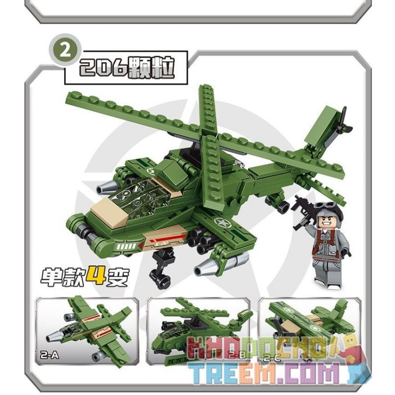 MINGDI LEIBAO K212 non  ĐỘI CỨU HỘ QUÂN SỰ PIONEER 4 MẪU bộ đồ chơi xếp lắp ráp ghép mô hình Military Army RESCUE VANGUARD MILITARY Quân Sự Bộ Đội 833 khối