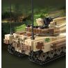 QIAO LE TONG 5603 non  CHIẾN TRANH THẾ GIỚI THỨ HAI XE TĂNG VT4 bộ đồ chơi xếp lắp ráp ghép mô hình Military Army WORLD WAR II TANK Quân Sự Bộ Đội 587 khối