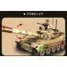QIAO LE TONG 5603 non  CHIẾN TRANH THẾ GIỚI THỨ HAI XE TĂNG VT4 bộ đồ chơi xếp lắp ráp ghép mô hình Military Army WORLD WAR II TANK Quân Sự Bộ Đội 587 khối