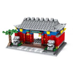 MINGDI LEIBAO K0529 0529 non  4 TRƯỜNG NỔI TIẾNG TRUNG QUỐC ĐẠI HỌC BẮC KINH THANH HOA VŨ HÁN PHÚC ĐÁN bộ đồ chơi xếp lắp ráp ghép mô hình Architecture Công Trình Kiến Trúc 1082 khối