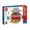 MINGDI LEIBAO K0397 0397 non  4 LOẠI CÔNG TRÌNH KIẾN ​​TRÚC CỔ CẦU WUTING CHÙA THÍCH CA MÂU NI DRUNKARD PAVILION THÁP CHUÔNG KHAI NGUYÊN bộ đồ chơi xếp lắp ráp ghép mô hình Architecture Công Trình Kiến Trúc 770 khối