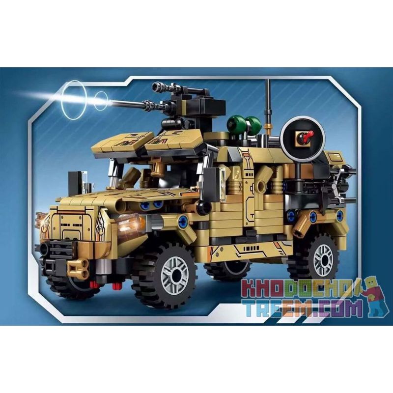 LE YI 81055 non  MÁY BIẾN HÌNH ĐIÊN CUỒNG CHIẾN BINH ĐÔNG PHONG GIÁP bộ đồ chơi xếp lắp ráp ghép mô hình Military Army Quân Sự Bộ Đội 652 khối