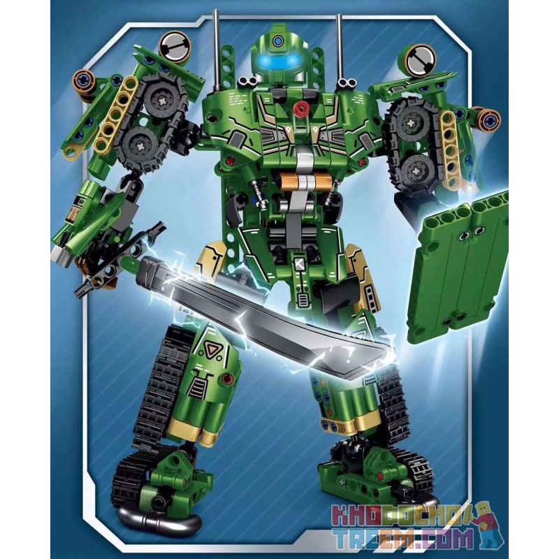 LE YI 81053 non  CƠN SỐT BIẾN HÌNH MÁY MÓC MECHA CHIẾN TRANH 99A XE TĂNG ĐẤU CHỦ LỰC bộ đồ chơi xếp lắp ráp ghép mô hình Military Army Quân Sự Bộ Đội 632 khối