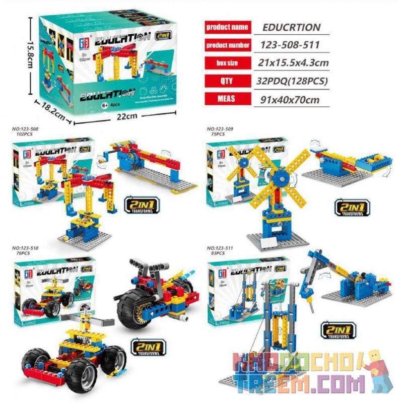 GFD 123-508 non  GHẾ BAY XOAY bộ đồ chơi xếp lắp ráp ghép mô hình  Kỹ Thuật Công Nghệ Cao Mô Hình Phương Tiện 102 khối