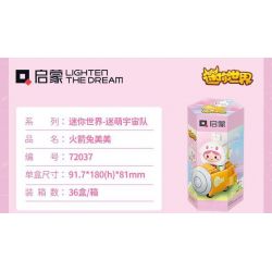 QMAN ENLIGHTEN KEEPPLEY 72037 non  THẾ GIỚI NHỎ ROCKET RABBIT MEIMEI MI MENG ĐỘI VŨ TRỤ bộ đồ chơi xếp lắp ráp ghép mô hình Movie & Game Phim Và Trò Chơi 148 khối