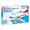 MINDY K0663 0663 non  BẦU TRỜI TRONG MƠ MÁY BAY CỨU HỘ bộ đồ chơi xếp lắp ráp ghép mô hình City Thành Phố 300 khối