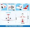 MINDY K0663 0663 non  BẦU TRỜI TRONG MƠ MÁY BAY CỨU HỘ bộ đồ chơi xếp lắp ráp ghép mô hình City Thành Phố 300 khối