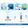 MINDY K0660 0660 non  XÂY DỰNG ƯỚC MƠ TRÊN BẦU TRỜI MÁY BAY CỠ LỚN CH99 bộ đồ chơi xếp lắp ráp ghép mô hình City Thành Phố 300 khối