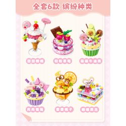 QMAN ENLIGHTEN KEEPPLEY 35019 non  MÓN TRÁNG MIỆNG THỦ CÔNG PINPINLE SWEETHEARTS 6 LOẠI ANH ĐÀO NGỌT NGÀO DÂU TÂY NHIỀU MÀU SẮC QUẢ BƠ DỄ THƯƠNG NHO BÙI CAM THƠM VÀ THẠCH DUDU bộ đồ chơi xếp lắp ráp ghép mô hình