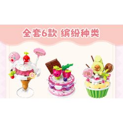 QMAN ENLIGHTEN KEEPPLEY 35019 non  MÓN TRÁNG MIỆNG THỦ CÔNG PINPINLE SWEETHEARTS 6 LOẠI ANH ĐÀO NGỌT NGÀO DÂU TÂY NHIỀU MÀU SẮC QUẢ BƠ DỄ THƯƠNG NHO BÙI CAM THƠM VÀ THẠCH DUDU bộ đồ chơi xếp lắp ráp ghép mô hình