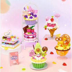 QMAN ENLIGHTEN KEEPPLEY 35019 non  MÓN TRÁNG MIỆNG THỦ CÔNG PINPINLE SWEETHEARTS 6 LOẠI ANH ĐÀO NGỌT NGÀO DÂU TÂY NHIỀU MÀU SẮC QUẢ BƠ DỄ THƯƠNG NHO BÙI CAM THƠM VÀ THẠCH DUDU bộ đồ chơi xếp lắp ráp ghép mô hình