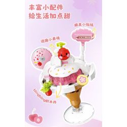 QMAN ENLIGHTEN KEEPPLEY 35019 non  MÓN TRÁNG MIỆNG THỦ CÔNG PINPINLE SWEETHEARTS 6 LOẠI ANH ĐÀO NGỌT NGÀO DÂU TÂY NHIỀU MÀU SẮC QUẢ BƠ DỄ THƯƠNG NHO BÙI CAM THƠM VÀ THẠCH DUDU bộ đồ chơi xếp lắp ráp ghép mô hình