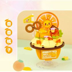 QMAN ENLIGHTEN KEEPPLEY 35019 non  MÓN TRÁNG MIỆNG THỦ CÔNG PINPINLE SWEETHEARTS 6 LOẠI ANH ĐÀO NGỌT NGÀO DÂU TÂY NHIỀU MÀU SẮC QUẢ BƠ DỄ THƯƠNG NHO BÙI CAM THƠM VÀ THẠCH DUDU bộ đồ chơi xếp lắp ráp ghép mô hình