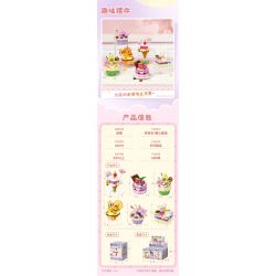 QMAN ENLIGHTEN KEEPPLEY 35019 non  MÓN TRÁNG MIỆNG THỦ CÔNG PINPINLE SWEETHEARTS 6 LOẠI ANH ĐÀO NGỌT NGÀO DÂU TÂY NHIỀU MÀU SẮC QUẢ BƠ DỄ THƯƠNG NHO BÙI CAM THƠM VÀ THẠCH DUDU bộ đồ chơi xếp lắp ráp ghép mô hình