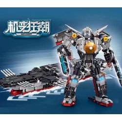 LE YI 81057 non  MÁY BIẾN HÌNH ĐIÊN CUỒNG PHÚC KIẾN CHIẾN HẠM MECHA bộ đồ chơi xếp lắp ráp ghép mô hình Military Army Quân Sự Bộ Đội 706 khối