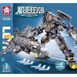 LE YI 81056 non  CƠN SỐT BIẾN HÌNH MÁY MÓC BAY CHIẾN ĐẤU J-20 TRANH bộ đồ chơi xếp lắp ráp ghép mô hình Military Army Quân Sự Bộ Đội 668 khối