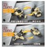 JIESTAR 23079 non  MÔ HÌNH TRẬN CHIẾN LỞM CHỞM 16 bộ đồ chơi xếp lắp ráp ghép mô hình Military Army Quân Sự Bộ Đội 455 khối