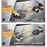JIESTAR 23079 non  MÔ HÌNH TRẬN CHIẾN LỞM CHỞM 16 bộ đồ chơi xếp lắp ráp ghép mô hình Military Army Quân Sự Bộ Đội 455 khối