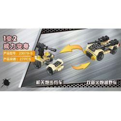 JIESTAR 23079 non  MÔ HÌNH TRẬN CHIẾN LỞM CHỞM 16 bộ đồ chơi xếp lắp ráp ghép mô hình Military Army Quân Sự Bộ Đội 455 khối