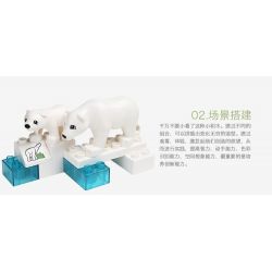 HYSTOYS HONGYUANSHENG AOLEDUOTOYS HG-1457 1457 HG1457 Xếp hình kiểu    Polar Zoo Vườn Thú Bắc Cực Nhỏ 27 khối HYSTOYS HONGYUANSHENG AOLEDUOTOYS HG-1457 1457 HG1457 Xếp hình kiểu    Polar Zoo Vườn Thú Bắc Cực Nhỏ 27 khối