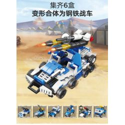 JIESTAR 23080 non  MÔ HÌNH CHIẾN TRƯỜNG SẤM SÉT 12 bộ đồ chơi xếp lắp ráp ghép mô hình Military Army Quân Sự Bộ Đội 500 khối