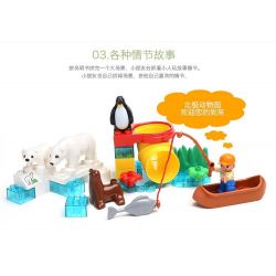 HYSTOYS HONGYUANSHENG AOLEDUOTOYS HG-1457 1457 HG1457 Xếp hình kiểu    Polar Zoo Vườn Thú Bắc Cực Nhỏ 27 khối HYSTOYS HONGYUANSHENG AOLEDUOTOYS HG-1457 1457 HG1457 Xếp hình kiểu    Polar Zoo Vườn Thú Bắc Cực Nhỏ 27 khối