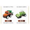 JIESTAR 58059 non  HARVEST FARM 6 MẪU XE PHUN THUỐC TRỪ SÂU MÁY GẶT GỖ KÉO LÂM NGHIỆP CẤY LÚA XÚC bộ đồ chơi xếp lắp ráp ghép mô hình City Thành Phố 475 khối