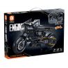 FORANGE FC9305 9305 non  XE MÁY CHIBIANJI BIẾN HÌNH MÀU ĐEN bộ đồ chơi xếp lắp ráp ghép mô hình  ENGINE MORPH Kỹ Thuật Công Nghệ Cao Mô Hình Phương Tiện 571 khối