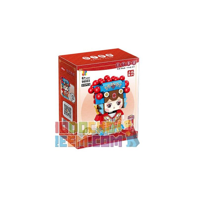 JP 96003 non  THỜI TRANG THƯỢNG ZI CHAI QI (HUA DAN) bộ đồ chơi xếp lắp ráp ghép mô hình Creator Sáng Tạo 215 khối