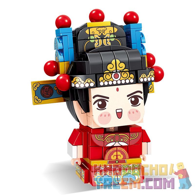 JP 96002 non Lego THỜI TRANG THƯỢNG VĂN MINH LUÂN (WEN SHENG) bộ đồ chơi xếp lắp ráp ghép mô hình Creator Sáng Tạo 220 khối