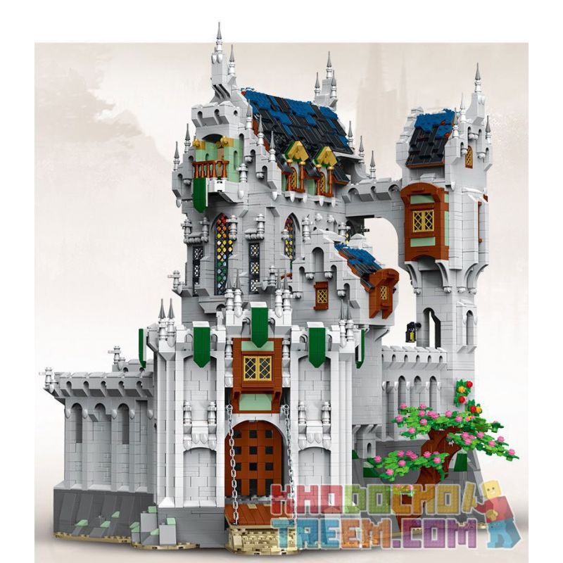 MorkModel 033010 Mork Model 033010 non  LÂU ĐÀI KHỔNG LỒ THỜI TRUNG CỔ bộ đồ chơi xếp lắp ráp ghép mô hình Medieval Castle Chiến Tranh Trung Cổ 8603 khối