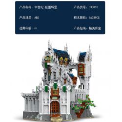 MorkModel 033010 Mork Model 033010 non  LÂU ĐÀI KHỔNG LỒ THỜI TRUNG CỔ bộ đồ chơi xếp lắp ráp ghép mô hình Medieval Castle Chiến Tranh Trung Cổ 8603 khối