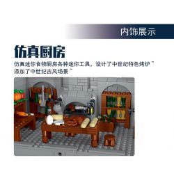 MorkModel 033010 Mork Model 033010 non  LÂU ĐÀI KHỔNG LỒ THỜI TRUNG CỔ bộ đồ chơi xếp lắp ráp ghép mô hình Medieval Castle Chiến Tranh Trung Cổ 8603 khối