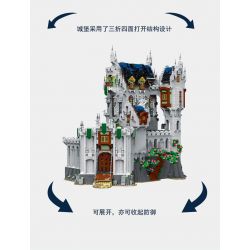 MorkModel 033010 Mork Model 033010 non  LÂU ĐÀI KHỔNG LỒ THỜI TRUNG CỔ bộ đồ chơi xếp lắp ráp ghép mô hình Medieval Castle Chiến Tranh Trung Cổ 8603 khối