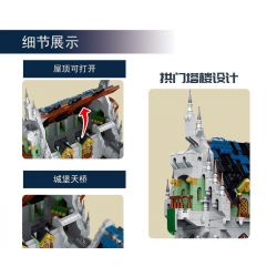 MorkModel 033010 Mork Model 033010 non  LÂU ĐÀI KHỔNG LỒ THỜI TRUNG CỔ bộ đồ chơi xếp lắp ráp ghép mô hình Medieval Castle Chiến Tranh Trung Cổ 8603 khối