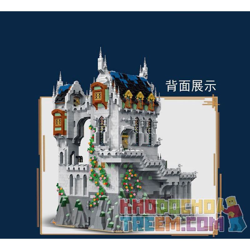MorkModel 033010 Mork Model 033010 non  LÂU ĐÀI KHỔNG LỒ THỜI TRUNG CỔ bộ đồ chơi xếp lắp ráp ghép mô hình Medieval Castle Chiến Tranh Trung Cổ 8603 khối