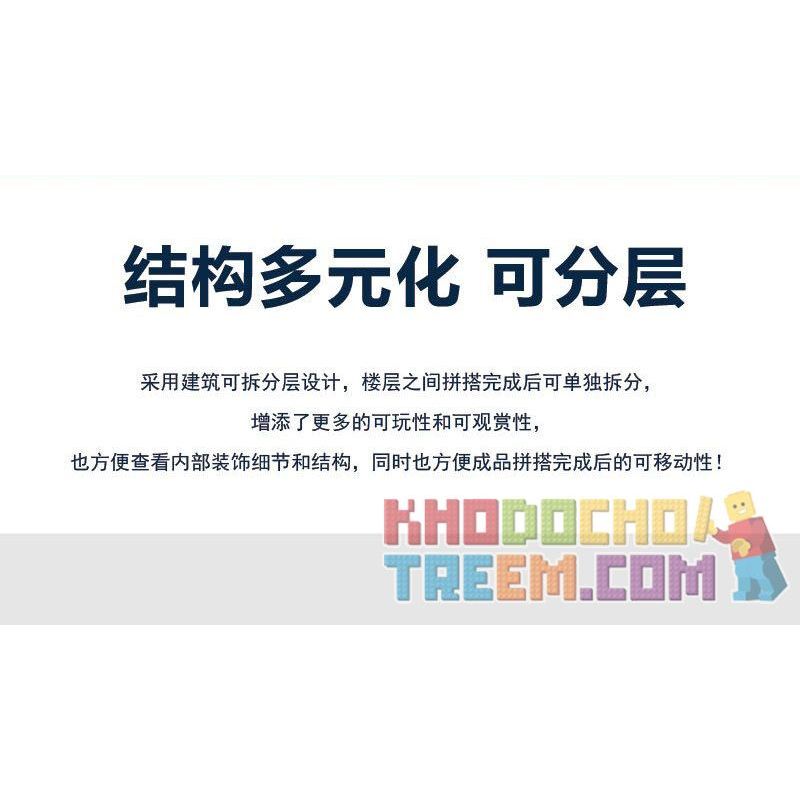 MorkModel 033010 Mork Model 033010 non  LÂU ĐÀI KHỔNG LỒ THỜI TRUNG CỔ bộ đồ chơi xếp lắp ráp ghép mô hình Medieval Castle Chiến Tranh Trung Cổ 8603 khối