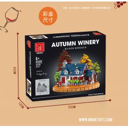 MorkModel 031055 Mork Model 031055 non  RƯỢU VANG bộ đồ chơi xếp lắp ráp ghép mô hình Creator AUTUMN WINERY Sáng Tạo 3775 khối