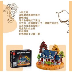 MorkModel 031055 Mork Model 031055 non  RƯỢU VANG bộ đồ chơi xếp lắp ráp ghép mô hình Creator AUTUMN WINERY Sáng Tạo 3775 khối