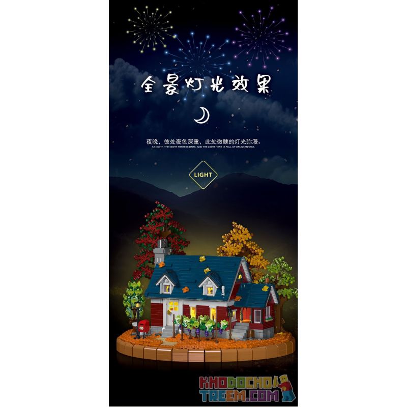 MorkModel 031055 Mork Model 031055 non  RƯỢU VANG bộ đồ chơi xếp lắp ráp ghép mô hình Creator AUTUMN WINERY Sáng Tạo 3775 khối