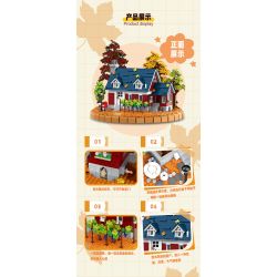 MorkModel 031055 Mork Model 031055 non  RƯỢU VANG bộ đồ chơi xếp lắp ráp ghép mô hình Creator AUTUMN WINERY Sáng Tạo 3775 khối