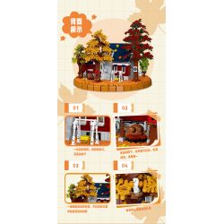 MorkModel 031055 Mork Model 031055 non  RƯỢU VANG bộ đồ chơi xếp lắp ráp ghép mô hình Creator AUTUMN WINERY Sáng Tạo 3775 khối